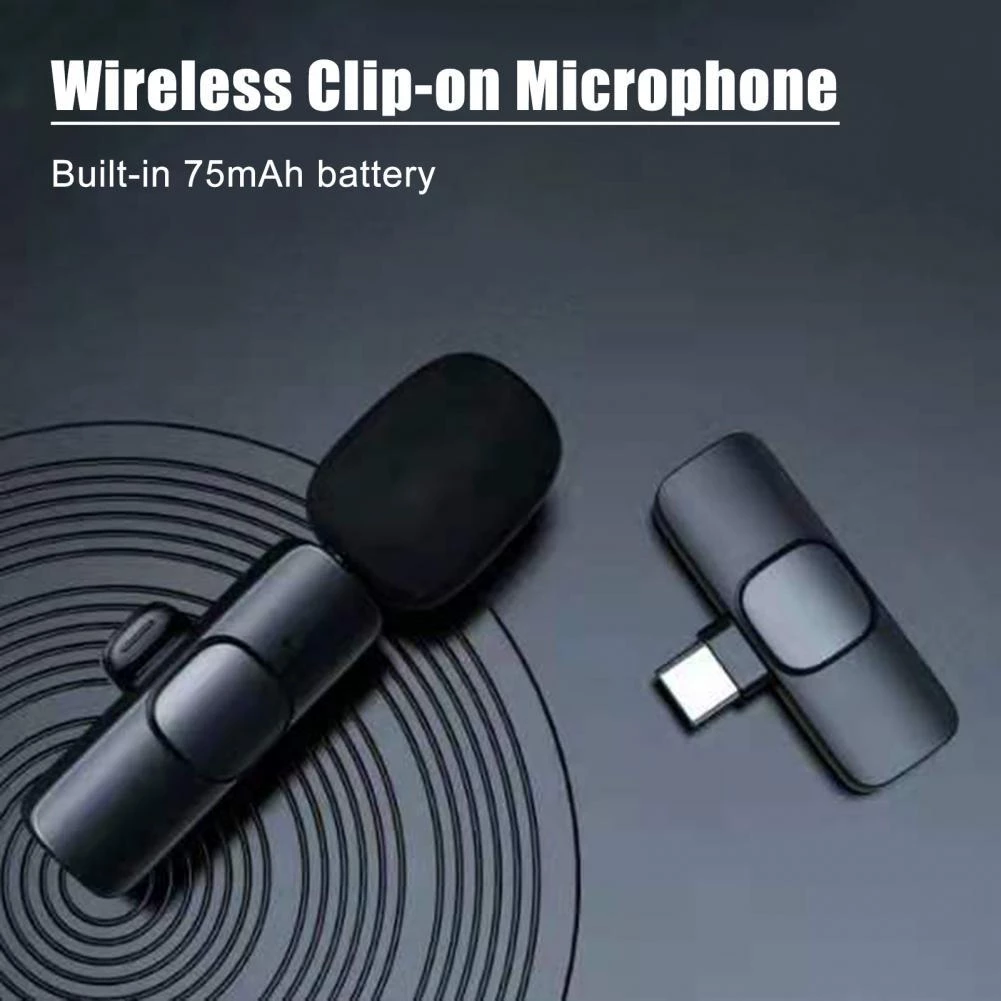 Microphone Lavalier sans fil pour Usb-c, Plug And Play Noise
