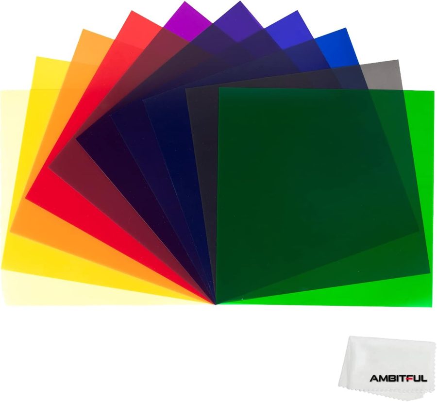 Ambitful Colour Gels 11pcs 30x30cm