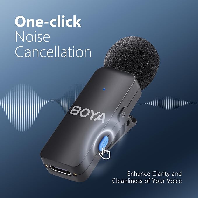 BOYA BY-V4U Wireless Microphone (4 Transmitters)