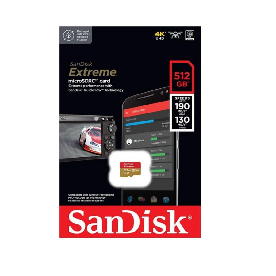 Sandisk 512GB Extreme MicroSD