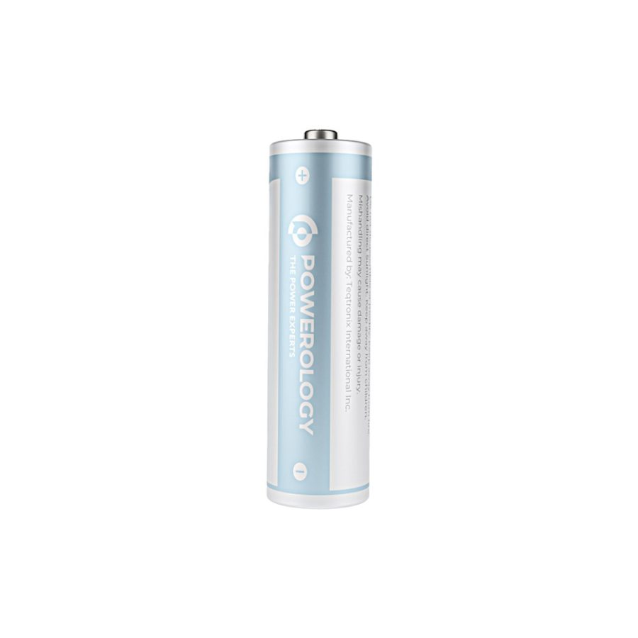 Powerology AA 2200mAh Batteries (4pcs Rechargeable)